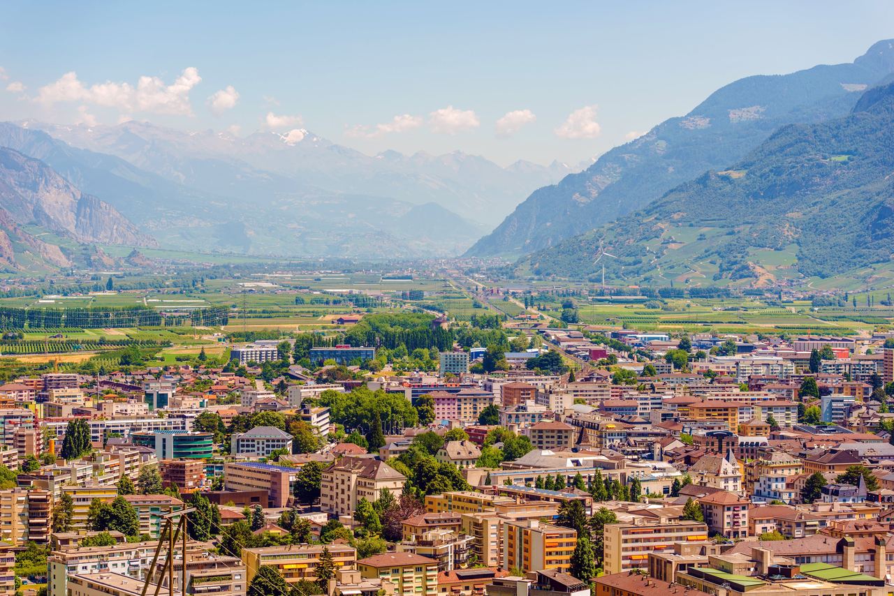 Martigny et la vallée du Rhône